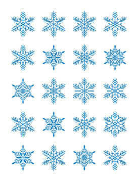 圣誕雪花1