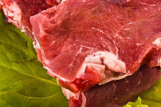 新鮮的肉
