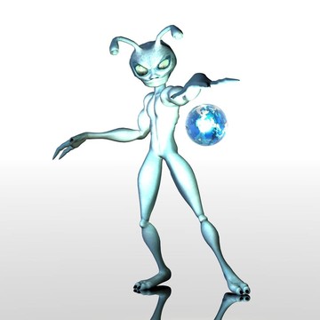 卡通外星人的性格