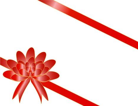 大紅色蝴蝶結(jié)