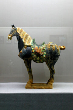 民間收藏文物 唐三彩