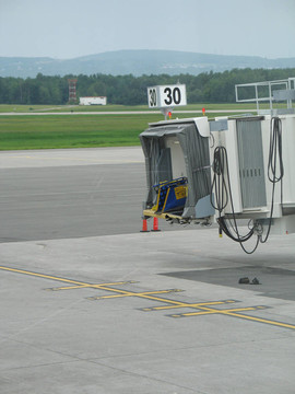 小直空飛機門
