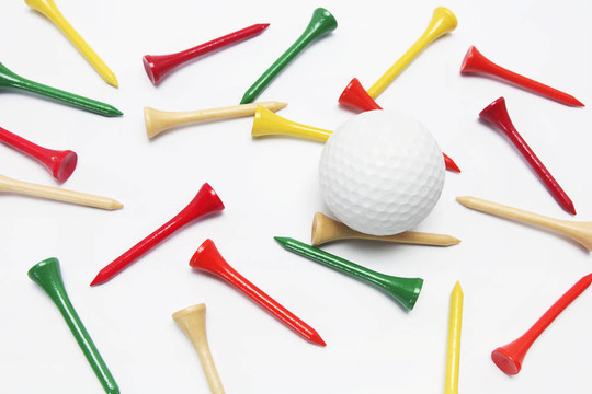 Golf Ball和高爾夫球座