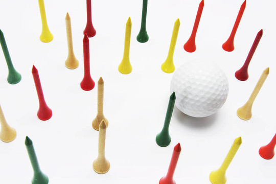 Golf Ball和高爾夫球座