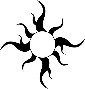 太陽部落紋身