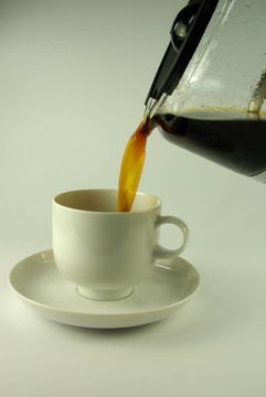 倒咖啡