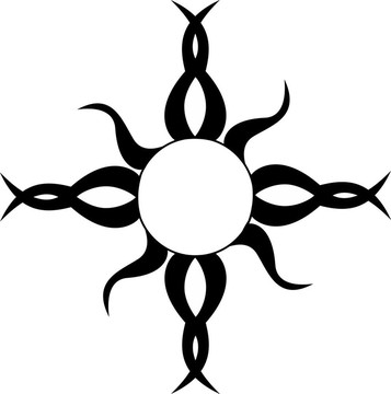 太陽部落紋身