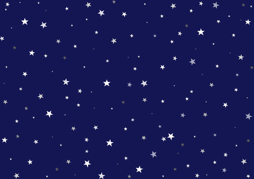 繁星點點的夜晚