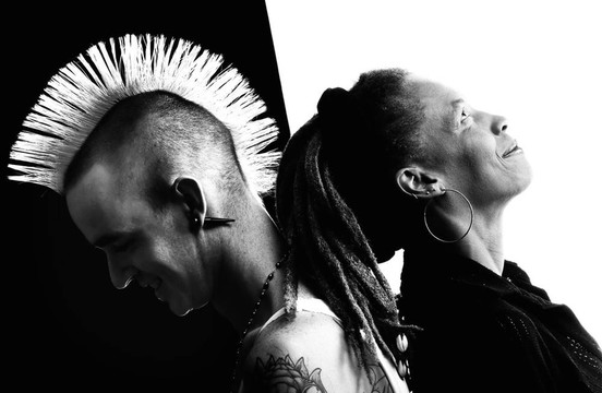 男人和女人的發(fā)髻M(fèi)ohawk