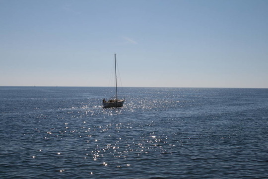 游艇在Sea