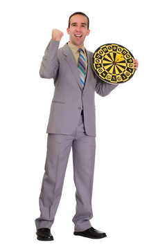 欣喜若狂的商人