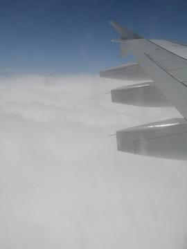 從飛機(jī)上的天空