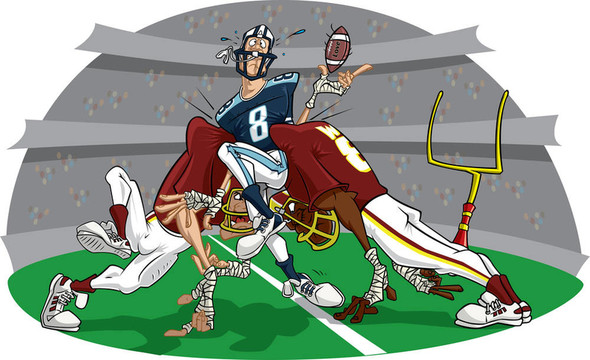 趕在美國(guó)足球比賽7