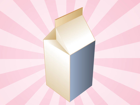 牛奶紙盒容器