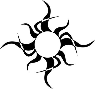 太陽部落紋身