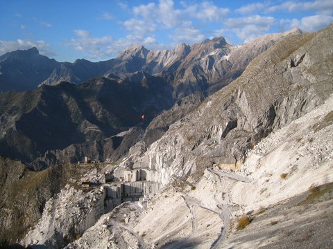 大理石采石場——濱海阿爾卑斯山脈
