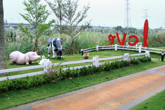 公園 雕像