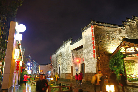 黎陽老街夜景