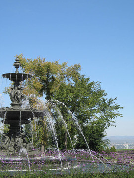 公園里的噴泉