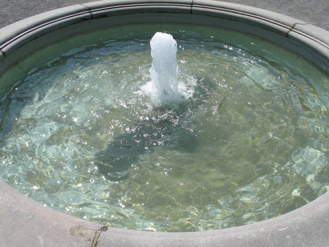 公園里的噴泉