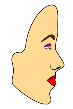 女人的臉