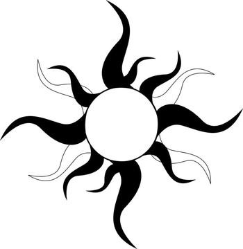 太陽部落紋身