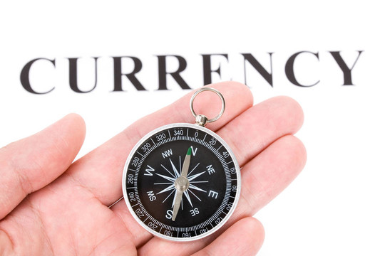 標題貨幣和指南針
