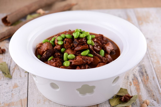 毛豆燒雞