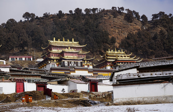 雪后朗木寺