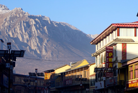 清晨的朗木寺小鎮(zhèn)