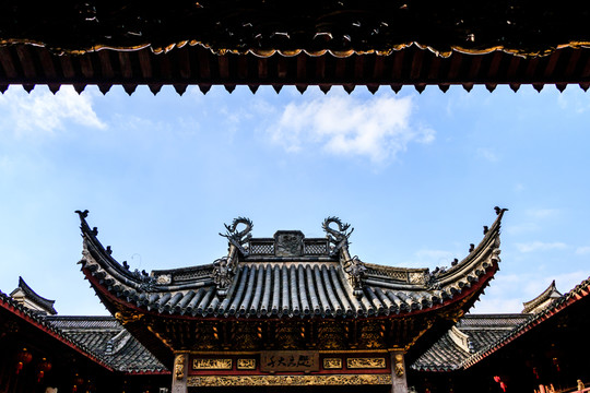 古建筑屋檐翹腳