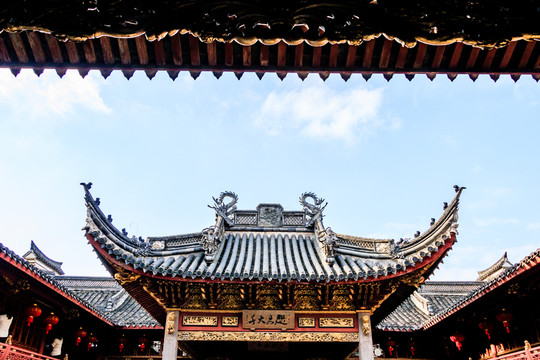 古建筑屋檐翹腳