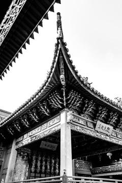 戲臺屋檐翹角 中式屋檐 中國風(fēng)