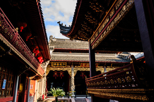 戲臺屋檐翹角 中式屋檐 中國風(fēng)