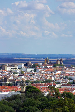 景觀的埃武拉。