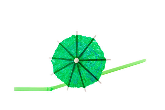 陽傘和稻草