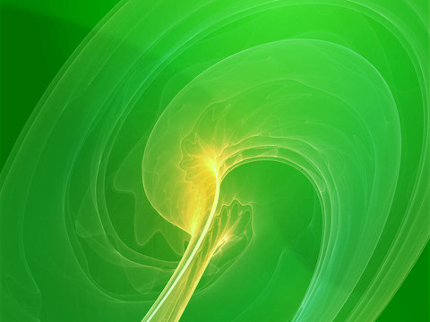 波浪狀的發(fā)光的顏色