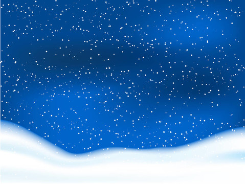 下雪的天空