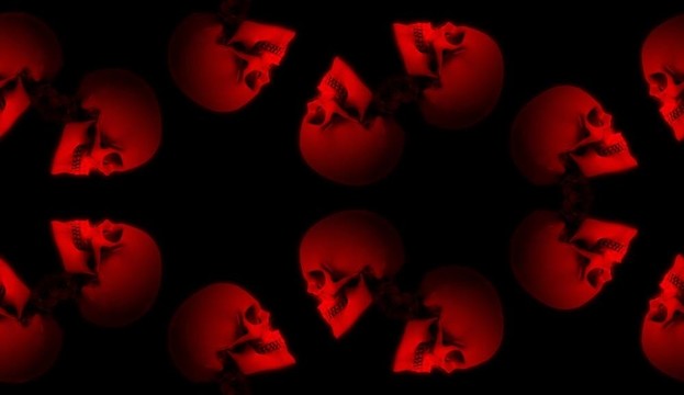 無縫骷髏圖案232