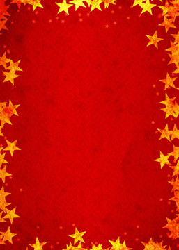 節(jié)日派對圣誕卡背景與Stars