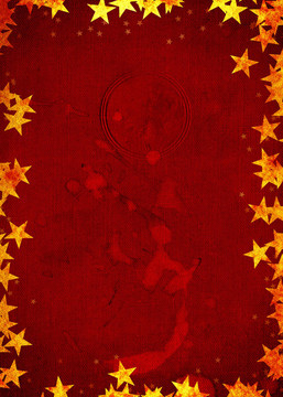 節(jié)日派對圣誕卡背景與Stars