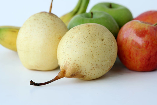 苹果；梨；香蕉果实