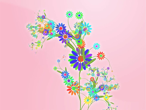花藝主題設(shè)計(jì)插畫
