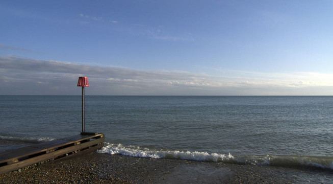 藍(lán)天海景全景