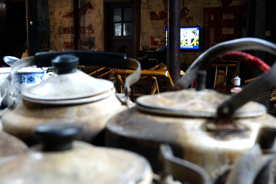 成都彭鎮(zhèn)老茶館