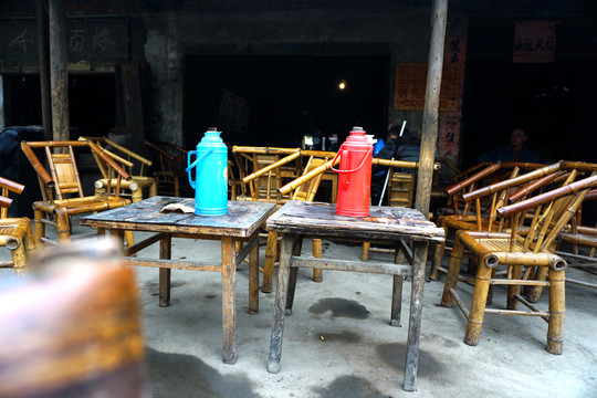 成都彭鎮(zhèn)老茶館