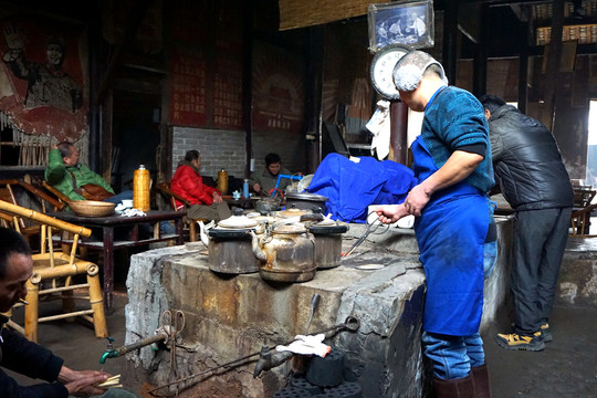 成都彭鎮(zhèn)老茶館
