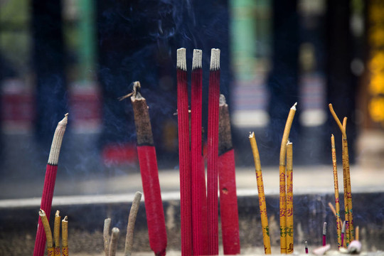 煙香寶光寺佛教TEM閃亮的寶