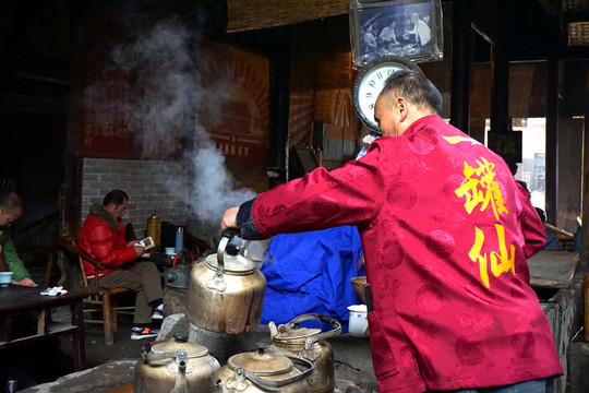 成都彭鎮(zhèn)老茶館