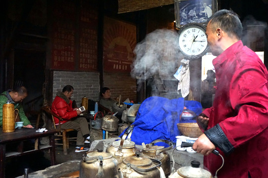 成都彭鎮(zhèn)老茶館